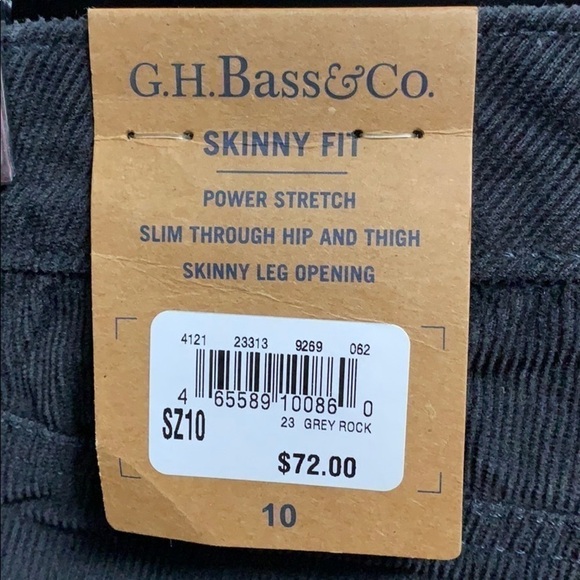G.H. Bass skinny fit corduroy pants - Picture 5 of 6